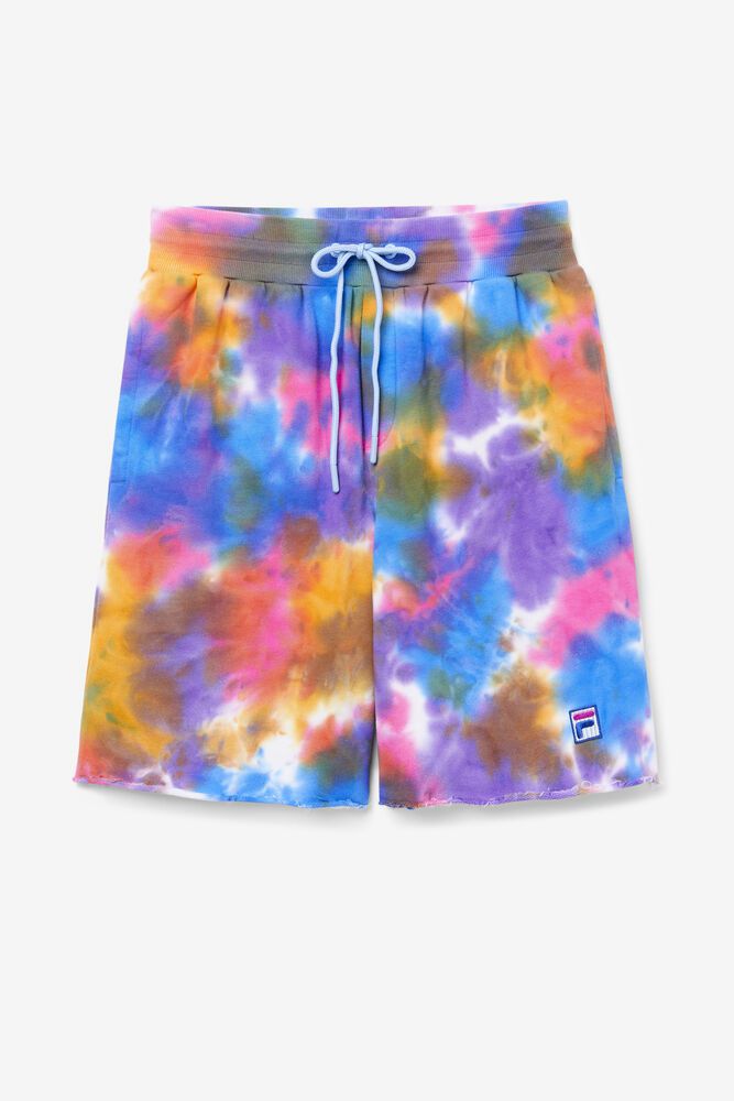 Fila Shorts Mens Multicolor - Sloan Tie Dye - Philippines 4931785-FS
